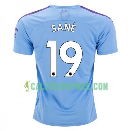 Manchester City Sane 19 Maglia Prima 2019/2020 Manica Corta 